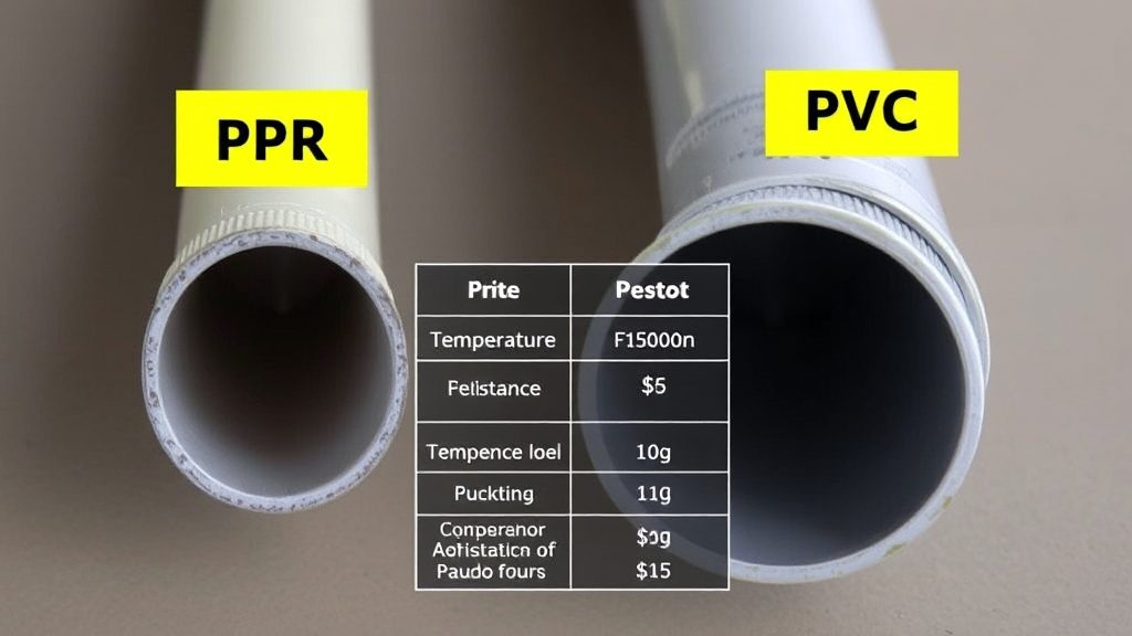 PPR管 vs PVC管：如何选择适合的管材？